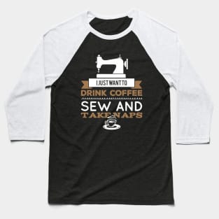 Sewer Sew Sewing Machine Tailor Tailoring Baseball T-Shirt